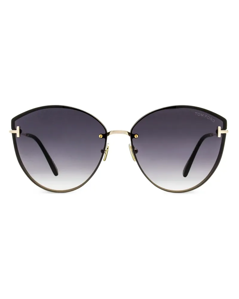 Tom Ford Evangeline Sonnenbrille - Schwarz Schwarz