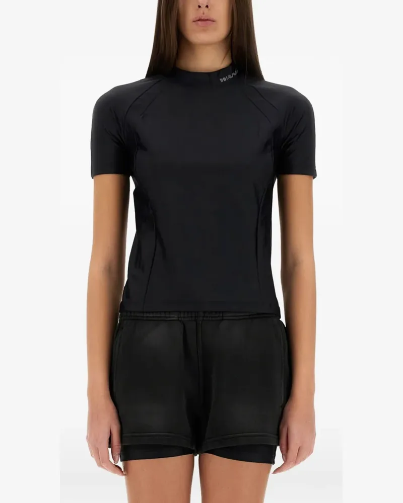 Alexander Wang T-Shirt mit Logo-Detail - Schwarz Schwarz