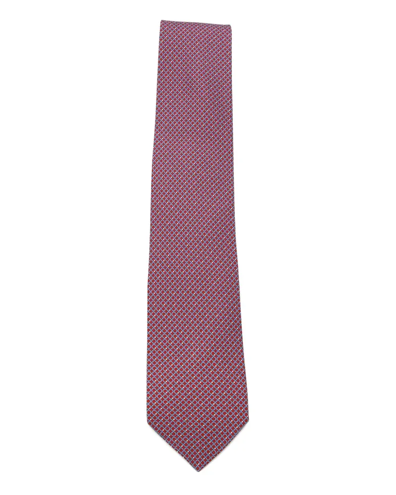 Ferragamo pattern tie - Rot Rot