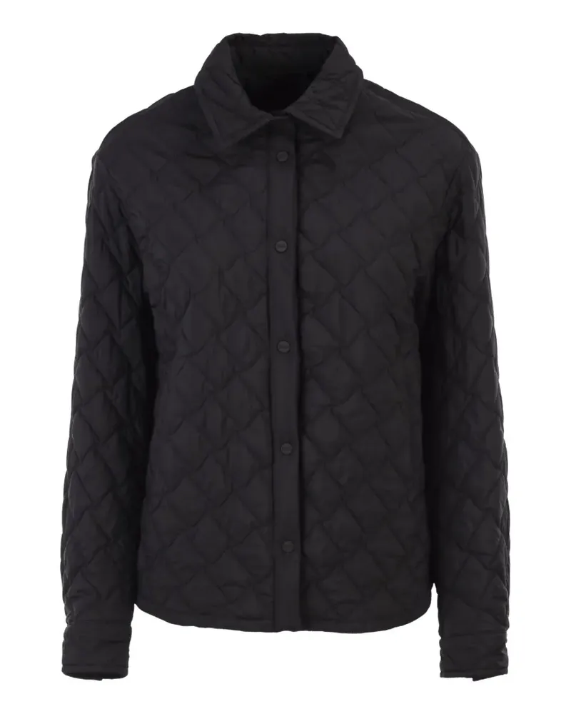 Herno Ecoage diamond-quilt puffer jacket - Schwarz Schwarz