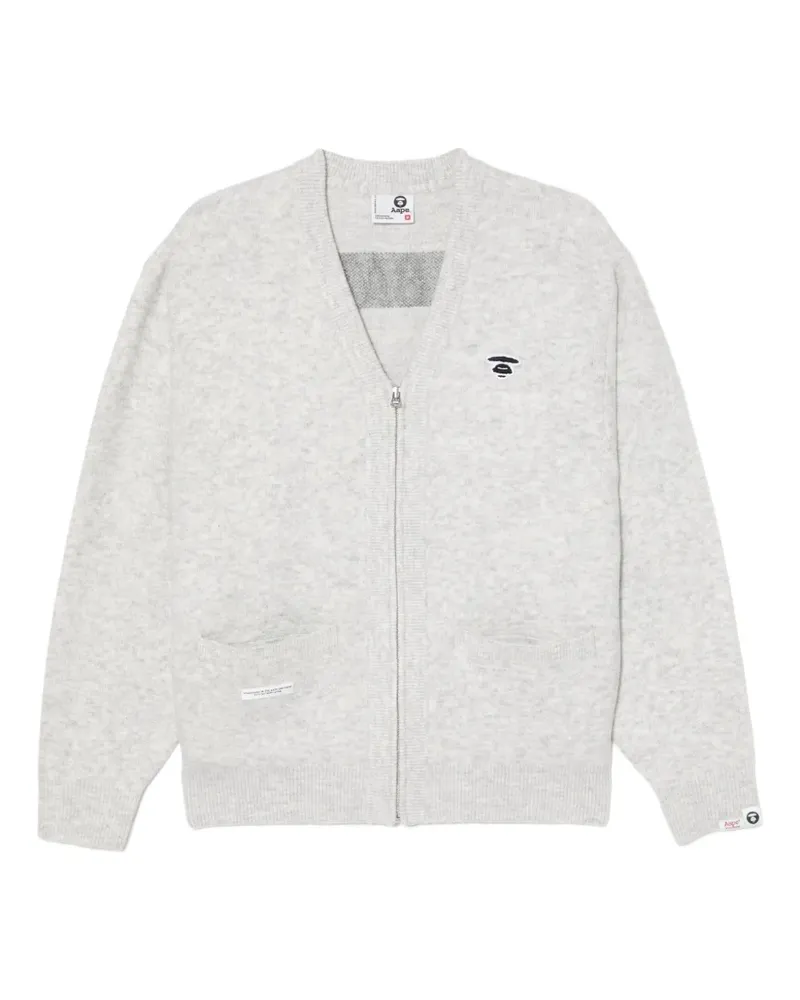BAPE Moonface Cardigan - Grau Grau
