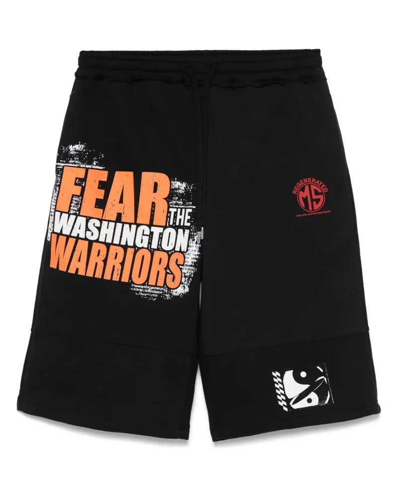 Marine Serre Regenerated Sportshorts - Schwarz Schwarz