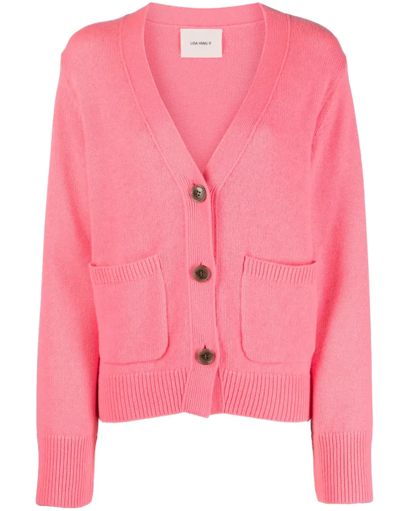 Lisa Yang Danni Kaschmircardigan - Rosa Rosa