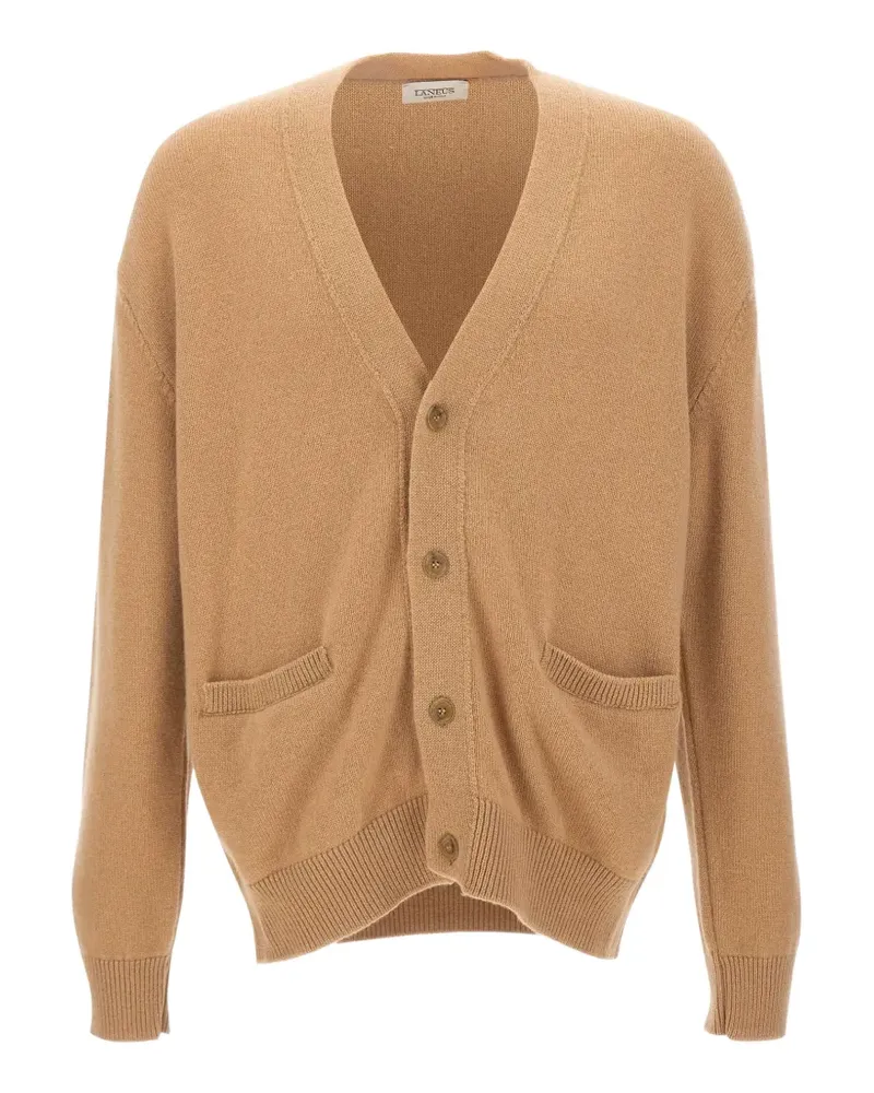 Laneus Cardigan mit V-Ausschnitt - Nude Nude