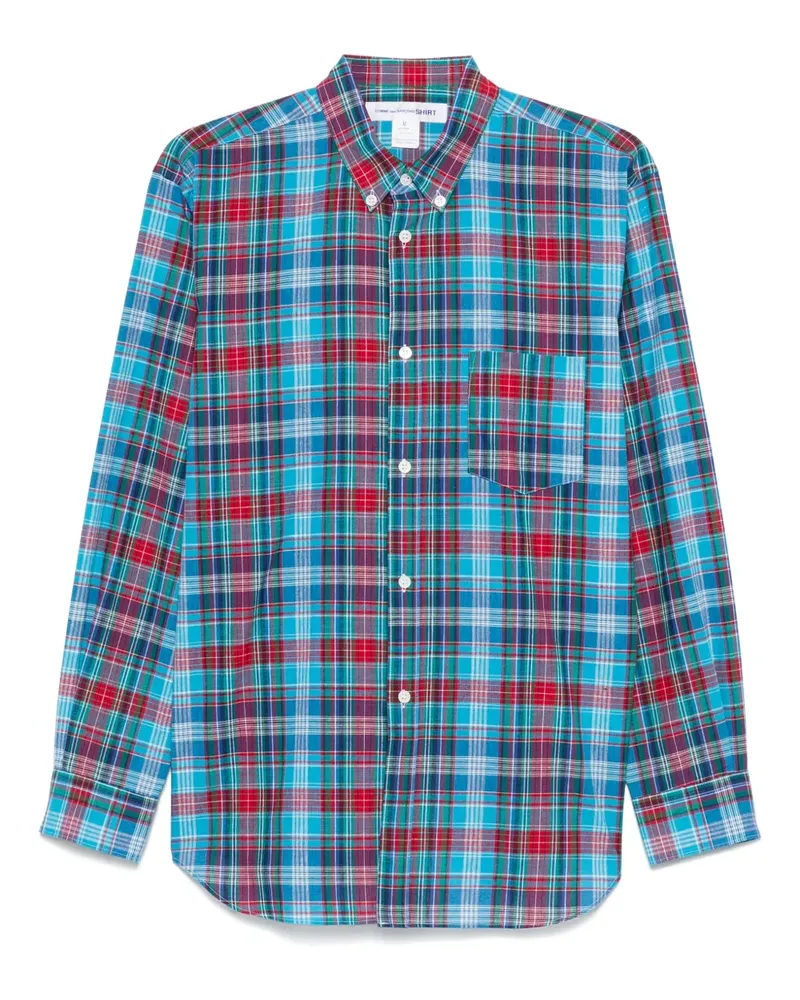 Comme des Garçons Kariertes Hemd - Blau Blau