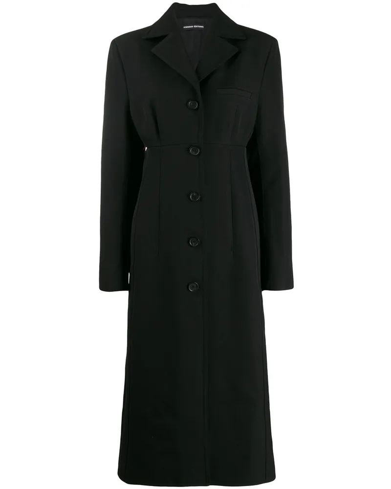 KWAIDAN EDITIONS Einreihiger Mantel - Schwarz Schwarz