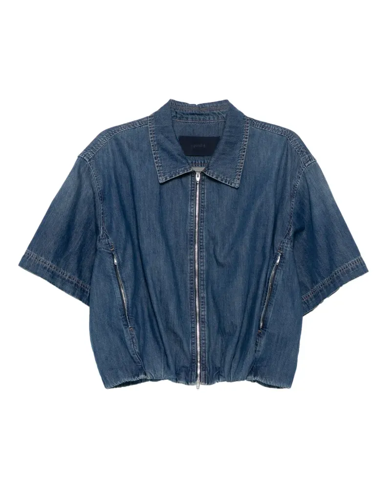 JUUN.J denim zipped jacket - Blau Blau