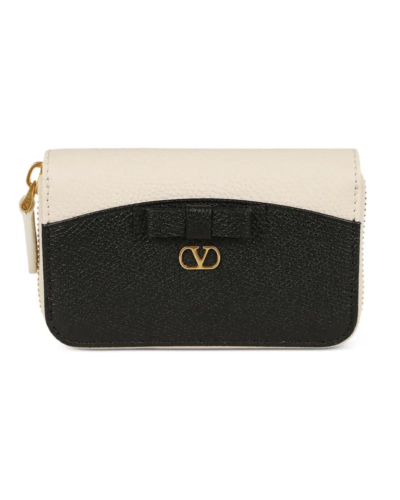 Valentino Garavani VLogo Signature Portemonnaie mit Schleife - Nude Nude