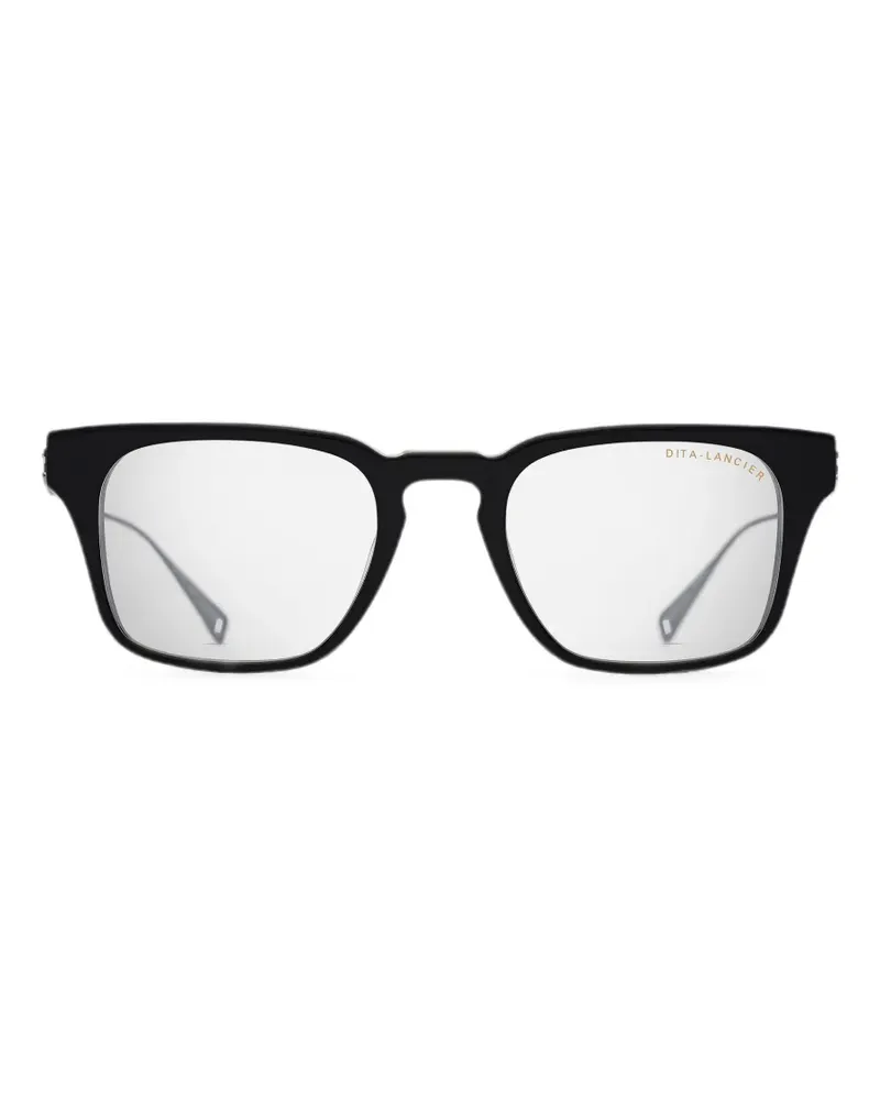 DITA Eckige 'LSA-446' Brille - Schwarz Schwarz