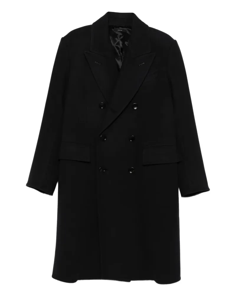 Tom Ford Doppelreihiger Mantel - Blau Blau