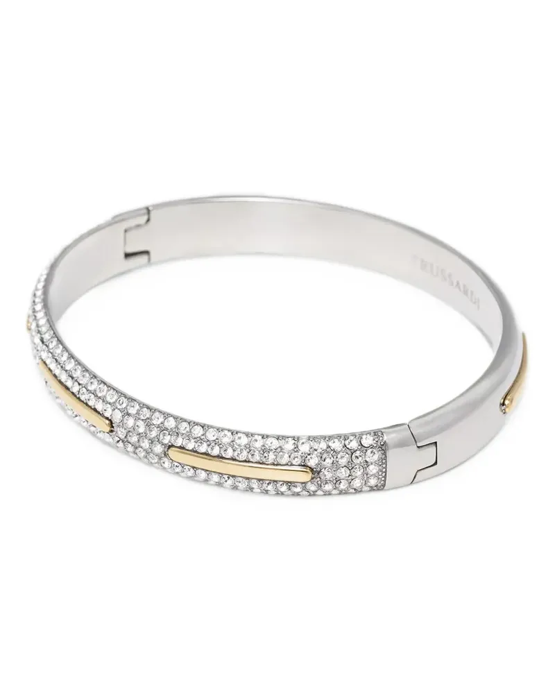 Trussardi Armband mit Kristallen - Silber Silber