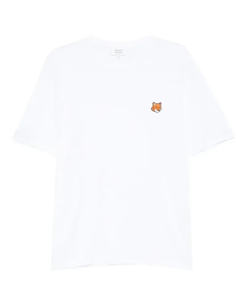 Kitsuné Fox Head T-shirt - Weiß Weiß