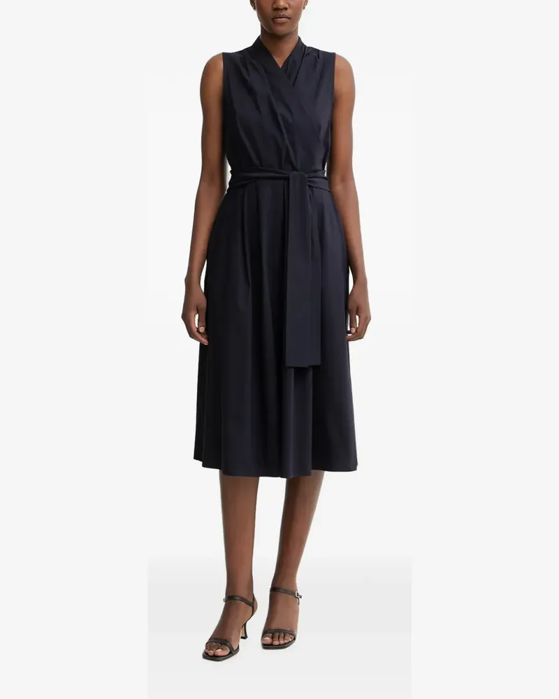 Joseph Ribkoff belted sleeveless midi dress - Blau Blau