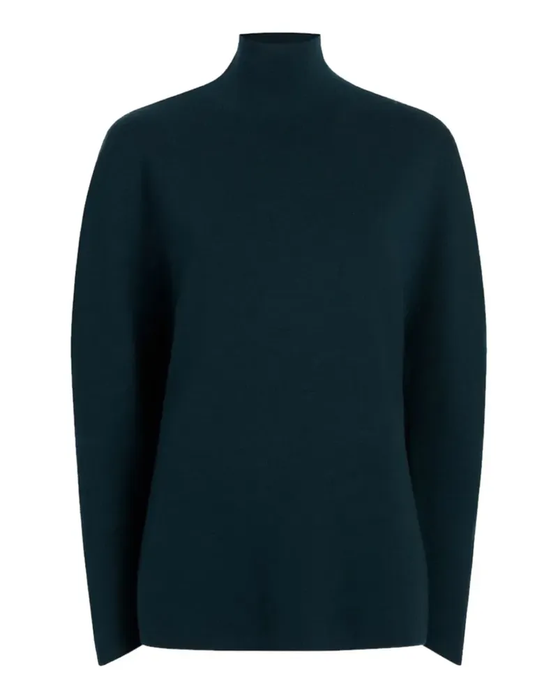 Another Tomorrow dolman-sleeve funnel-neck sweater - Grün Grün