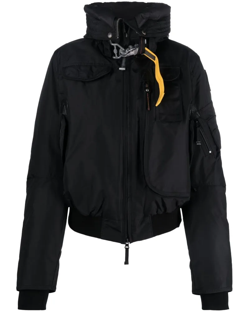 Parajumpers Daunenjacke mit Clipverschluss - Schwarz Schwarz