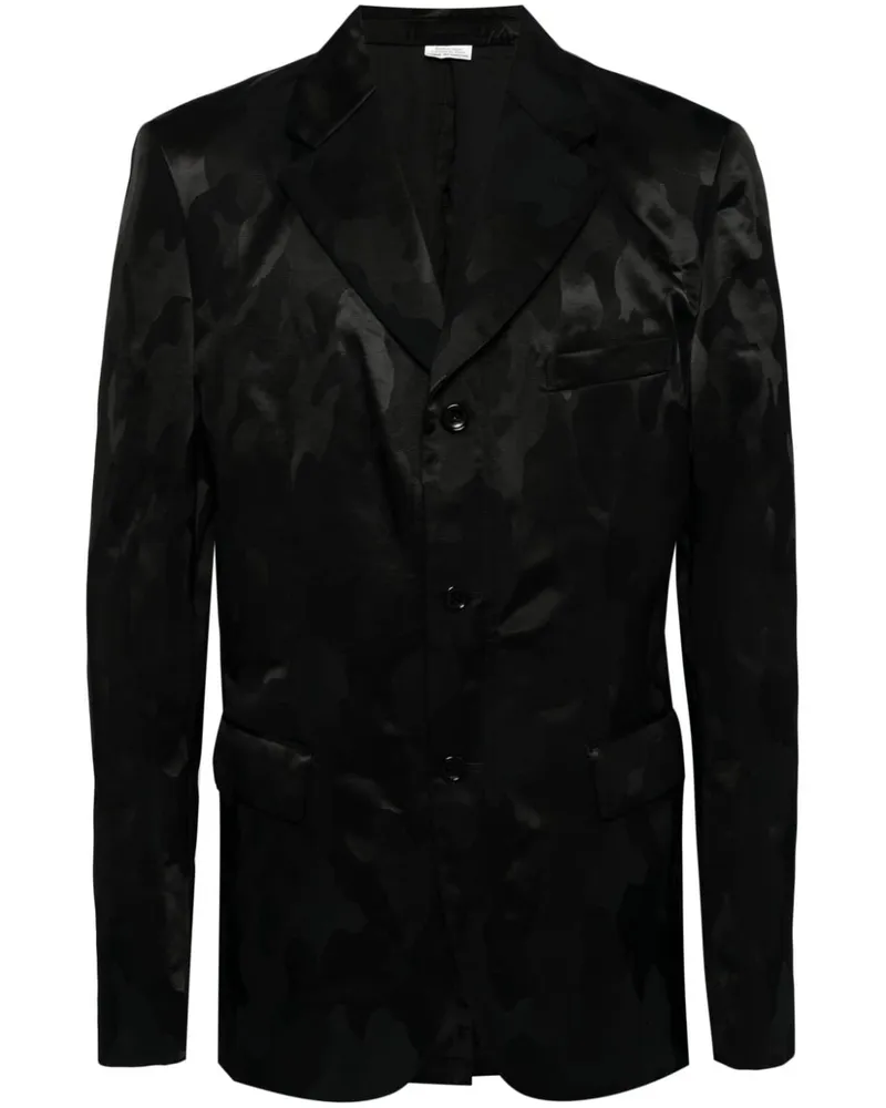 Comme des Garçons Sakko mit fallendem Revers - Schwarz Schwarz