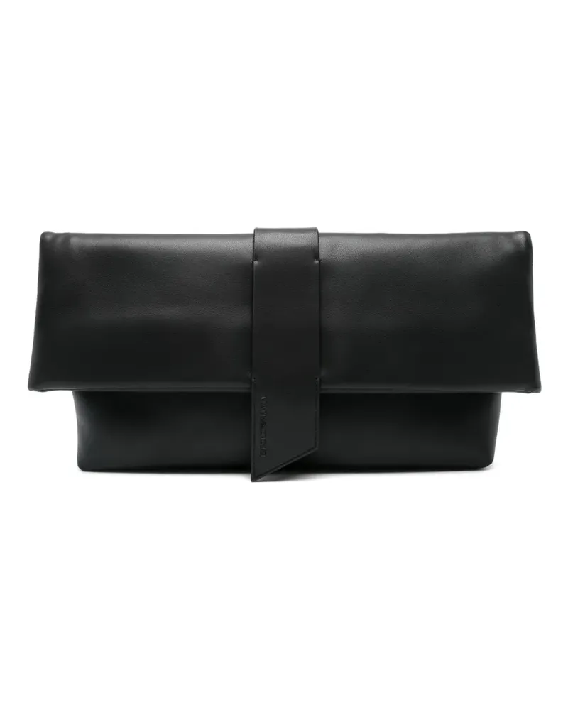 Emporio Armani Clutch mit Klappe - Schwarz Schwarz