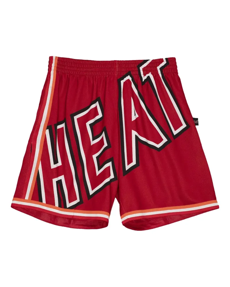 Mitchell & Ness x NBA Miami Heat Blown Out Shorts - Rot Rot