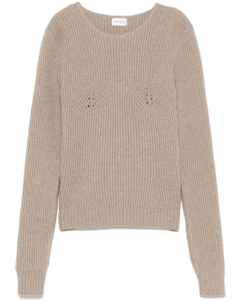 Magda Butrym Gerippter Pullover - Nude Nude