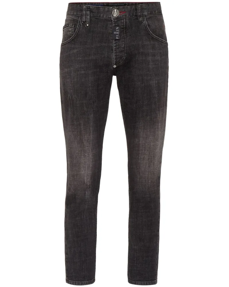 Philipp Plein Klassische Skinny-Jeans - Grau Grau