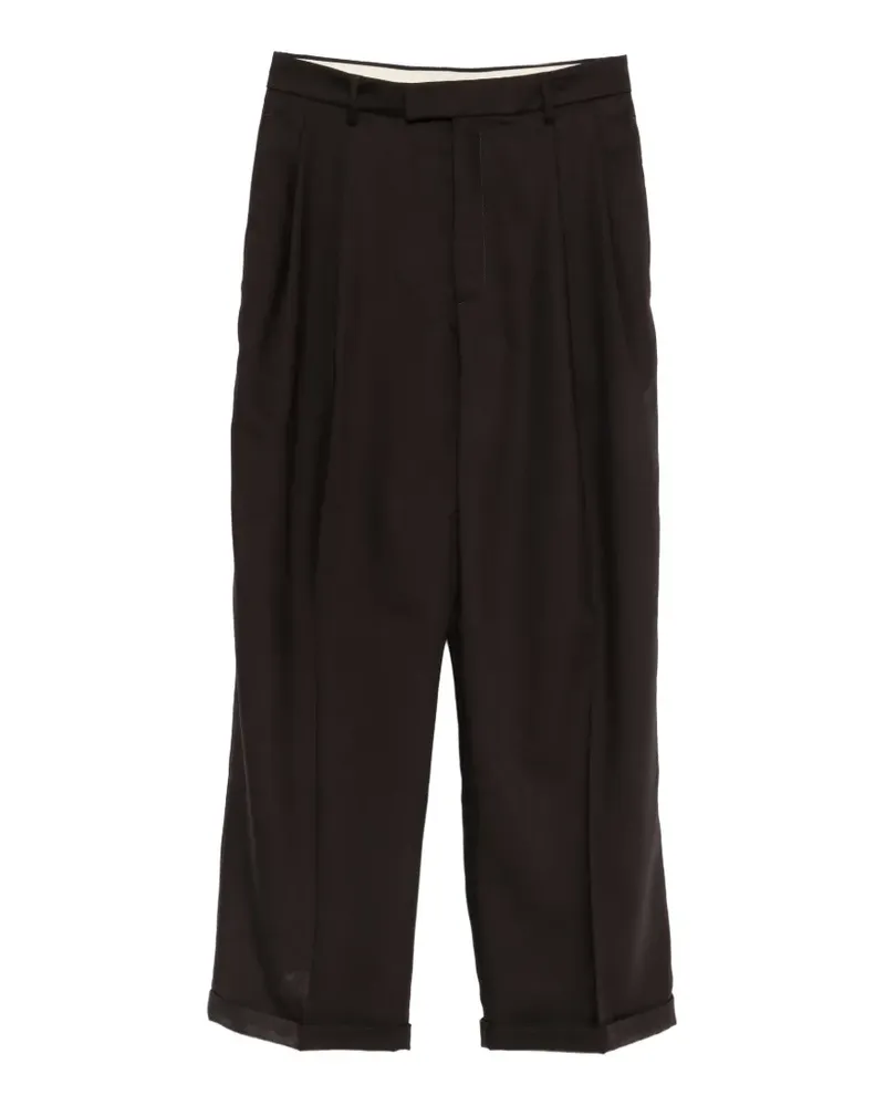 BARENA Braghier Hose mit Falten - Braun Braun