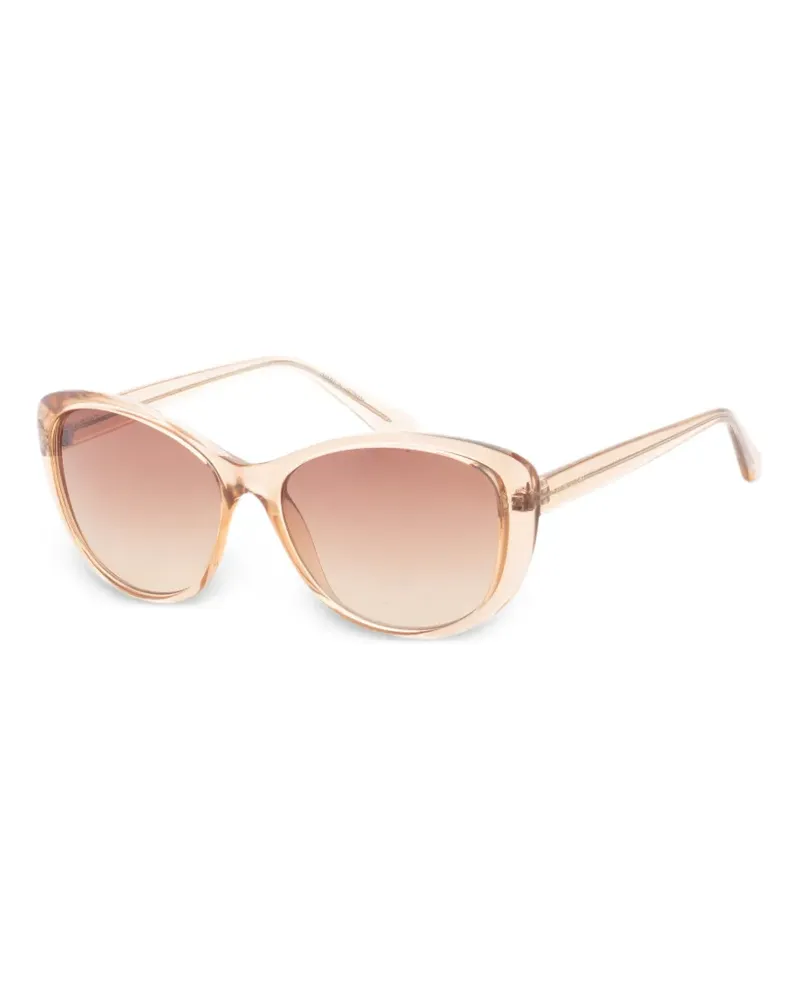 Calvin Klein Sonnenbrille mit Cat-Eye-Gestell - Nude Nude
