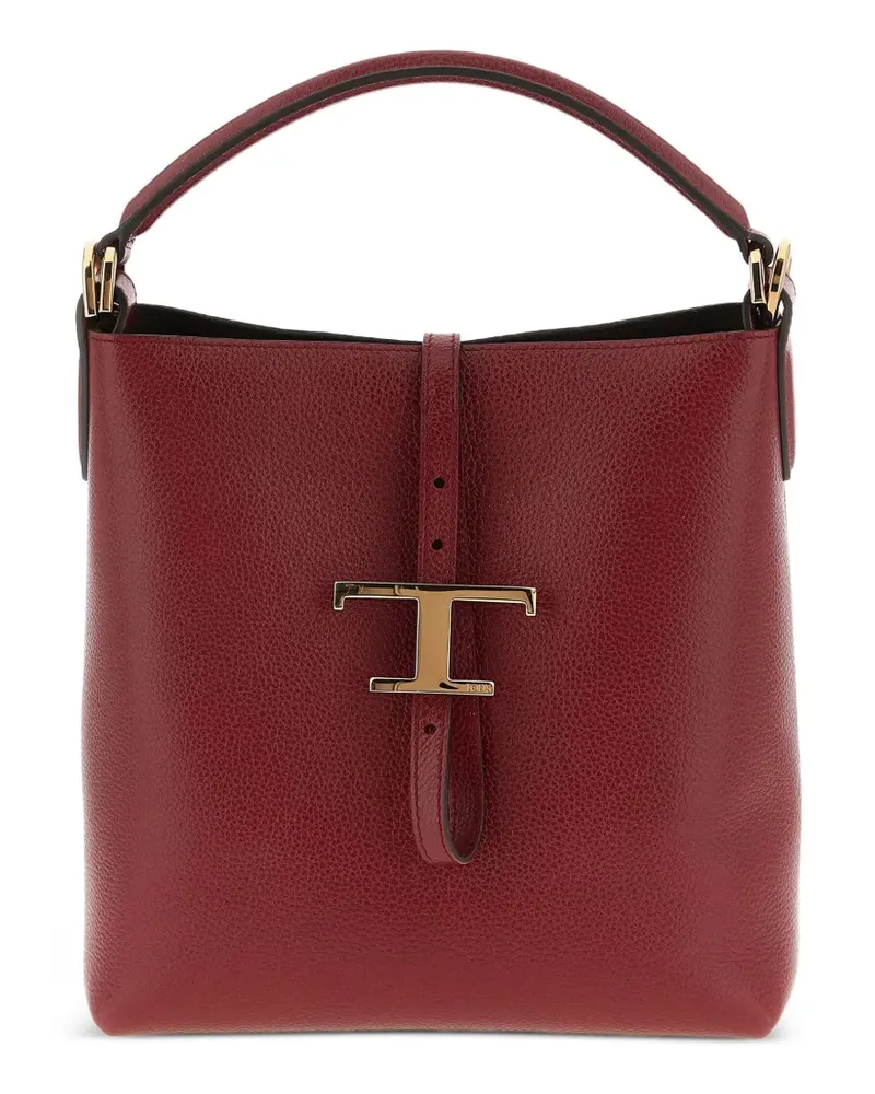 TOD'S Kleine Beuteltasche mit Schnalle - Rot Rot