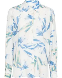 Paul Smith Hemd mit Tulpen-Print Blau