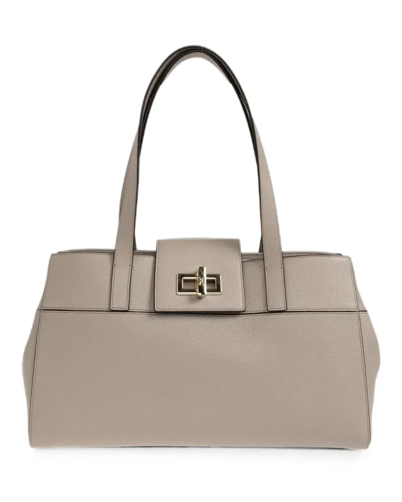 Furla Amelia leather shoulder bag - Nude Nude