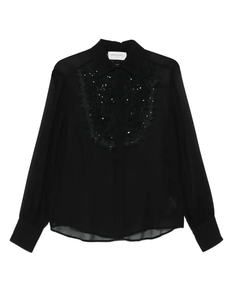 Ermanno Scervino Verzierte Bluse - Schwarz Schwarz