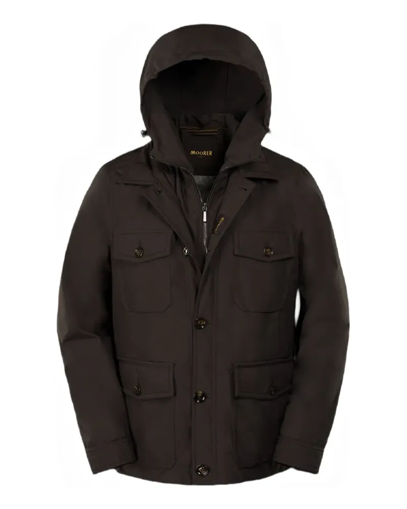 MOORER Ferri bomber jacket - Braun Braun