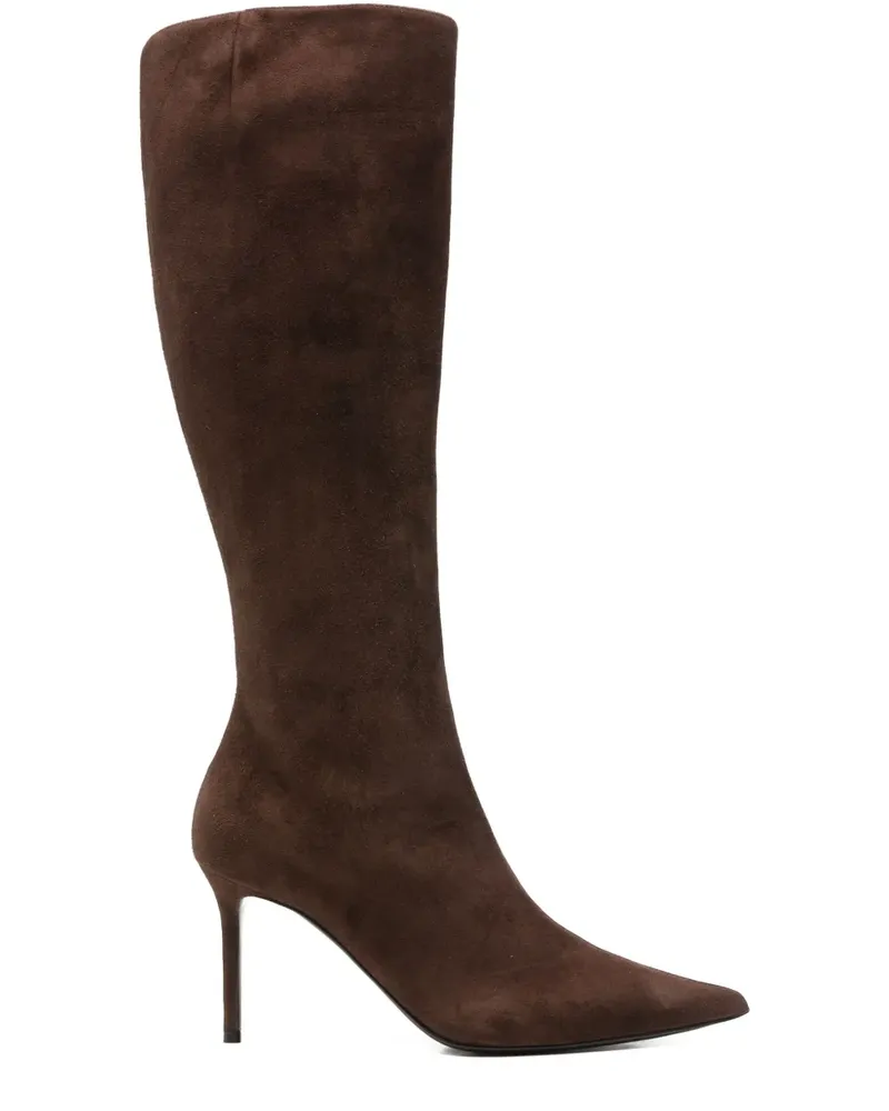 Giuseppe Zanotti Stiefel mit spitzer Kappe 85mm - Braun Braun