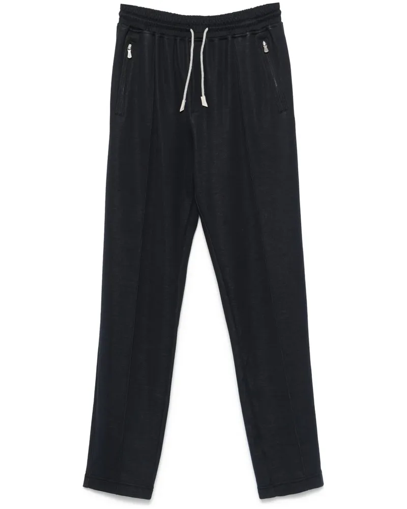 Eleventy Hose mit Bügelfalten - Blau Blau