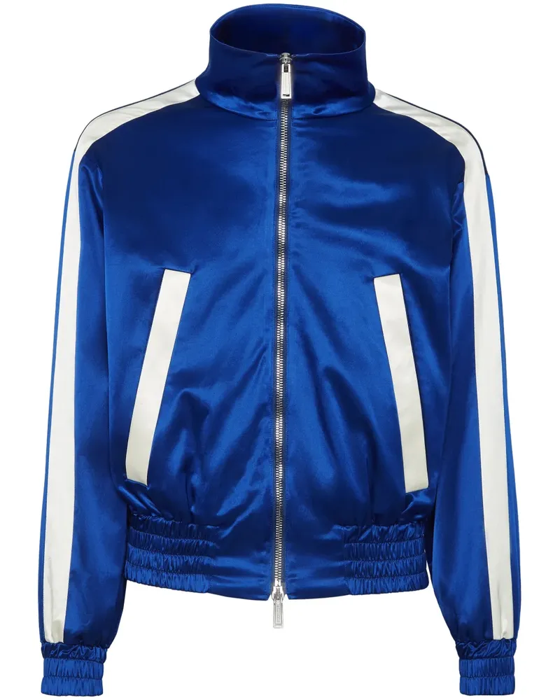 Dsquared2 Sportjacke mit Logo-Applikation - Blau Blau
