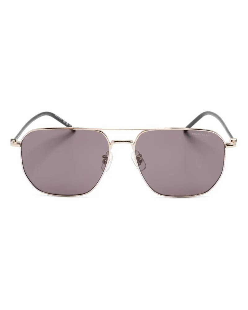 Montblanc Getönte Pilotenbrille - Gold Gold