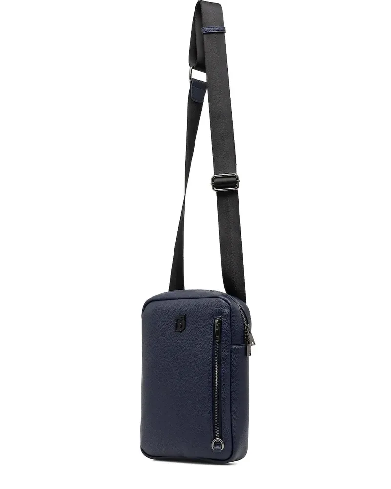 Liu Jo Kuriertasche mit Logo-Schild - Blau Blau
