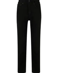 Rag & Bone Halbhohe Slim-Fit-Jeans Schwarz