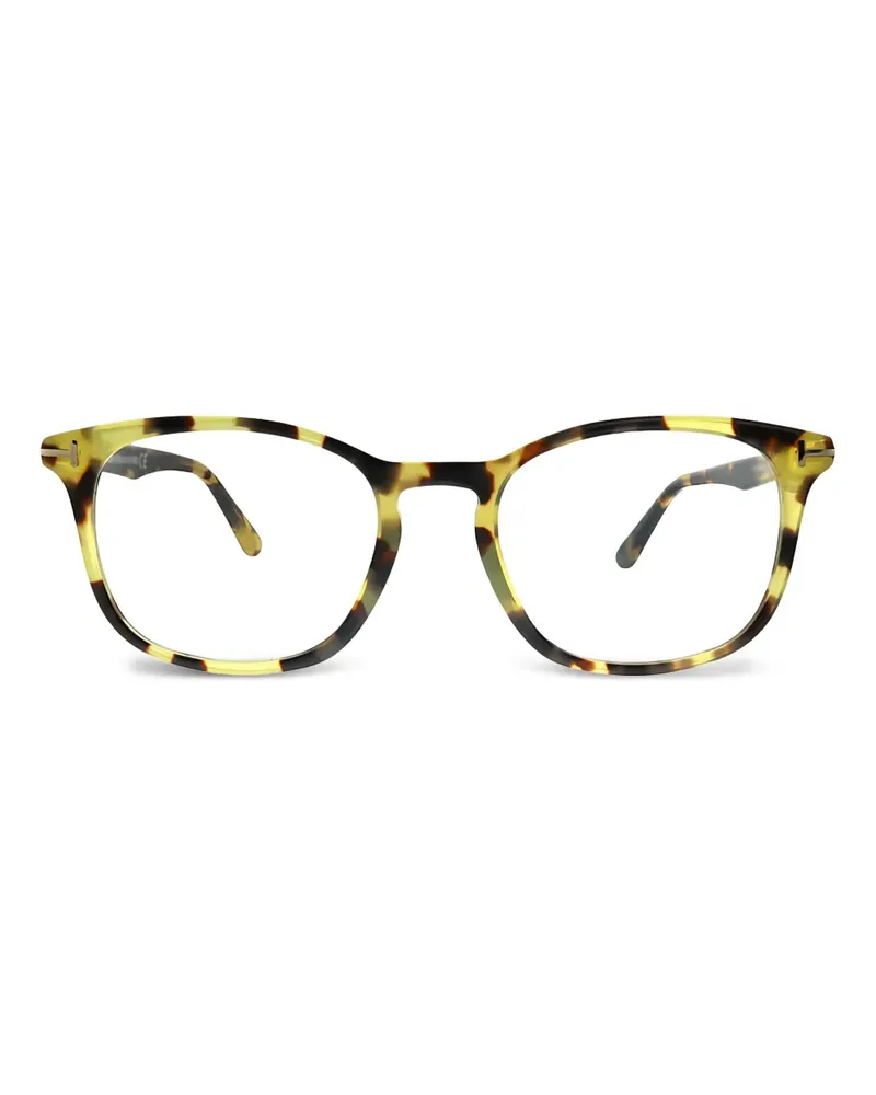 Tom Ford Brille mit eckigem Gestell - Braun Braun