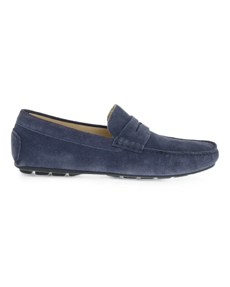 Corneliani suede penny loafers - Blau Blau