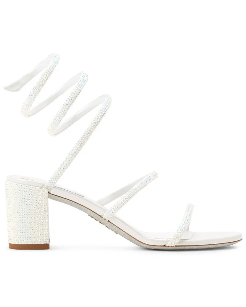 René Caovilla Sandalen 60mm - Weiß Weiß