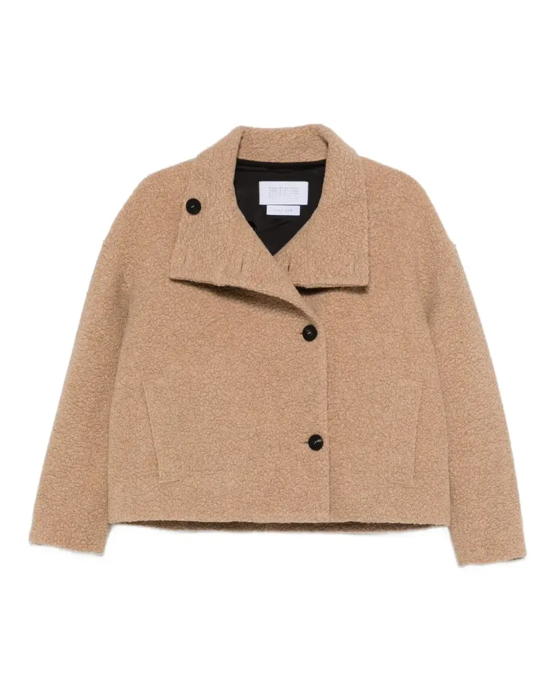 Harris Wharf London Geknöpfte Fleecejacke - Nude Nude