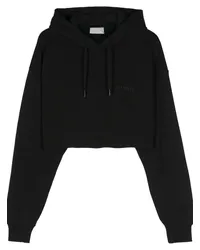 VTMNTS Cropped-Hoodie mit Logo-Stickerei Schwarz