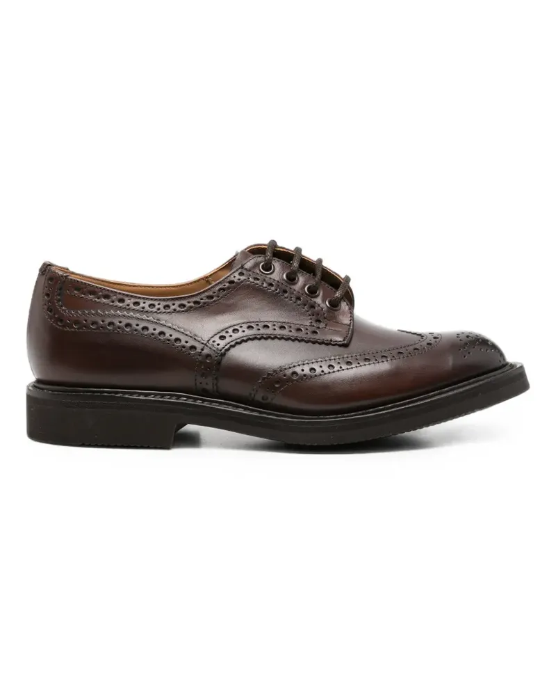 Tricker's Derby-Schuhe mit Budapestermuster - Braun Braun