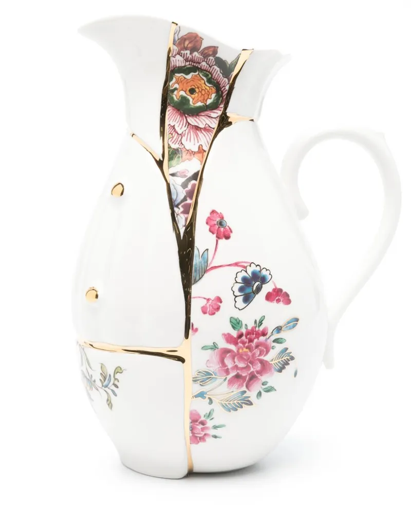 Seletti Kintsugi Vase - Weiß Weiß