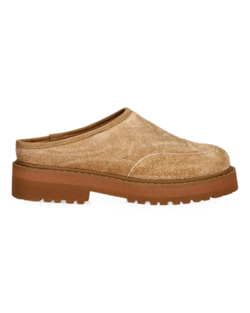 Diemme suede slip-on mules - Nude Nude