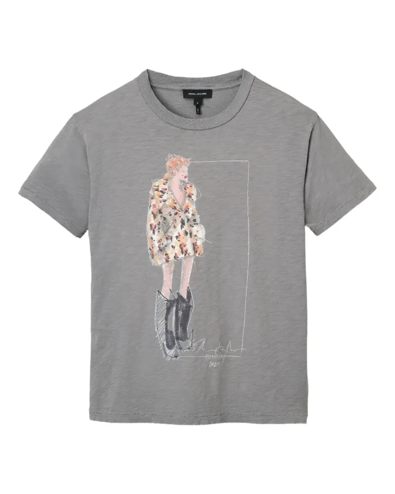 Marc Jacobs T-Shirt mit Rundhalsausschnitt - Grau Grau