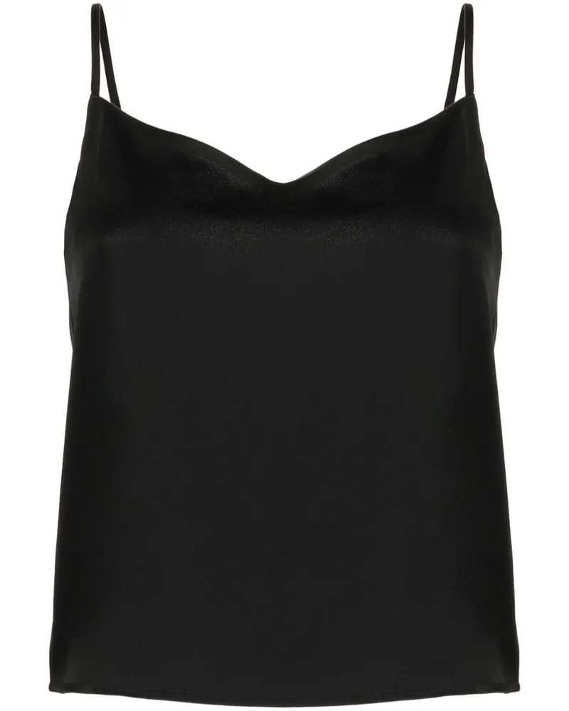 GOODIOUS Camisole-Top mit V-Ausschnitt - Schwarz Schwarz