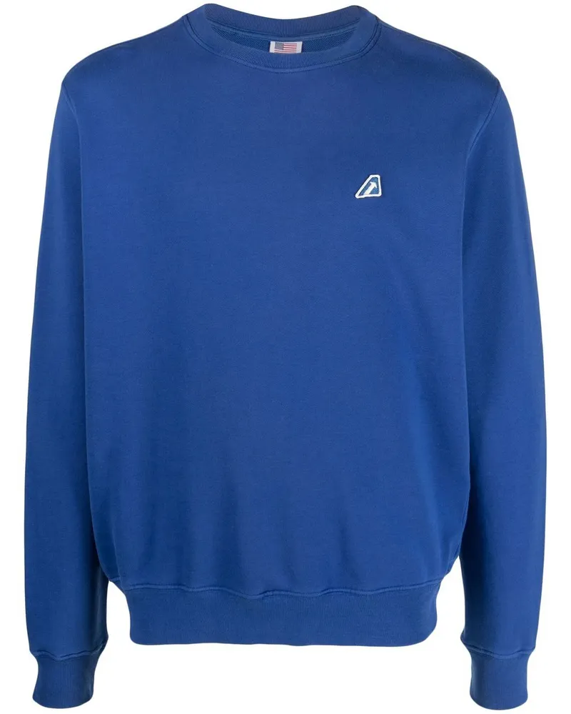 AUTRY Tennis Sweatshirt mit Logo-Patch - Blau Blau