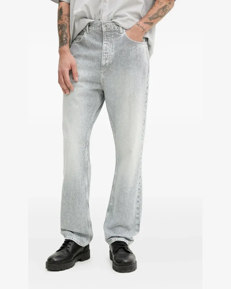 HUGO BOSS Gestreifte Jeans - Blau Blau