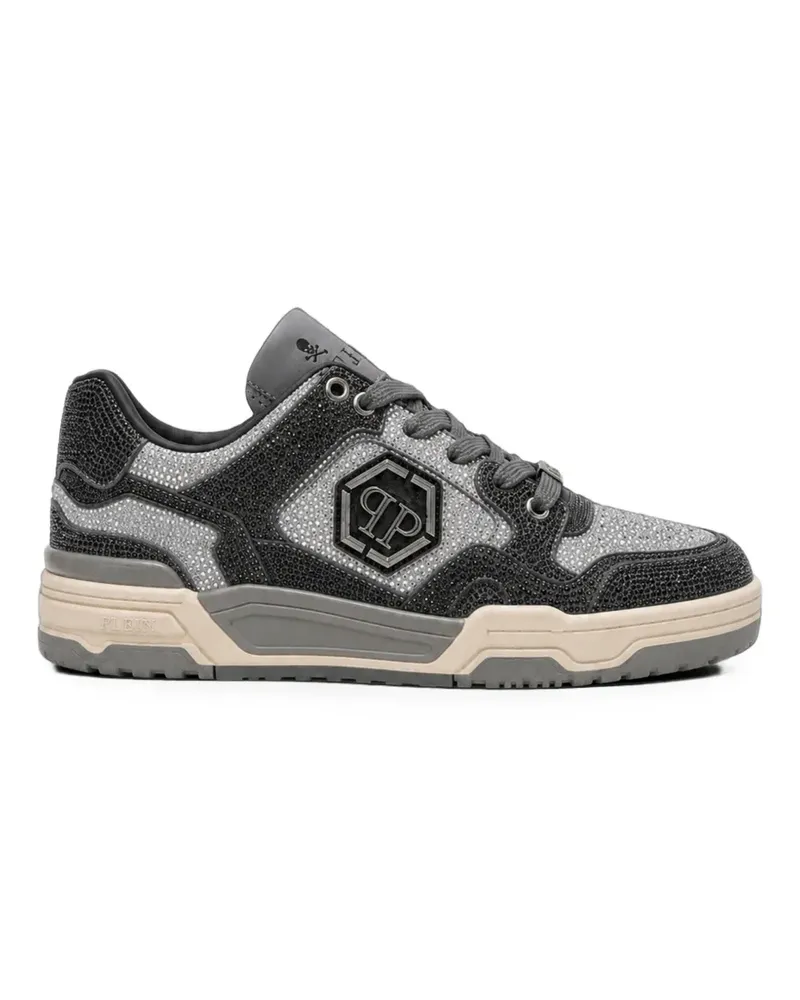Philipp Plein Predator V2 Sneakers mit Strass - Grau Grau